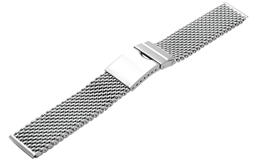 ステンレススチール交換用時計バンド MESH SATIN(メッシュサテン)